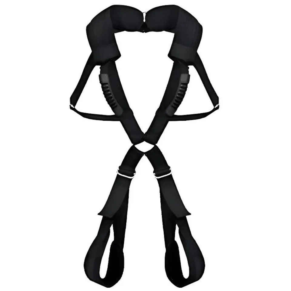 BDSM Sex Swing Set With Bondage Love Slings For Couples Adjustable Strap Adult Sex Toy Soft Plush Padding Mat Sex Restraints Toy