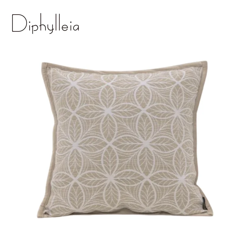 

Diphylleia Swedish Style Accent Cushion Covers Luxury Quaint And Elegant Ecru Throw Pillow Case 45x45cm For Living Room Sofa Bed