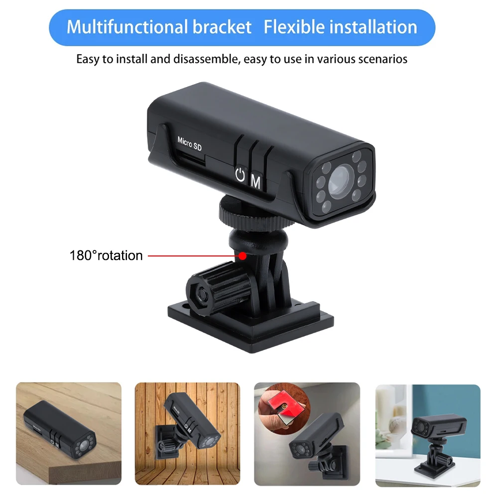 HD 1080P Mini Camera Motion Detection Night Vision WiFi Camera Smart Home Security Video Surveillance Camcorder Loop Recording