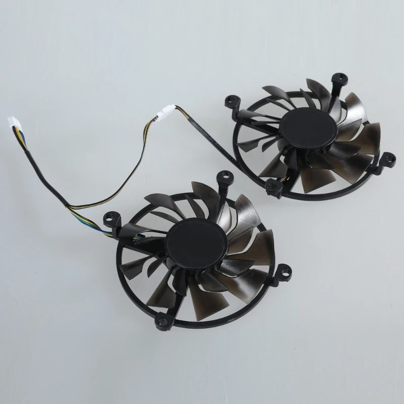 2Pcs 86mm VGA Fan for eForce GTX1060 GTX960 GTX950 Graphics Card Cooling Fan