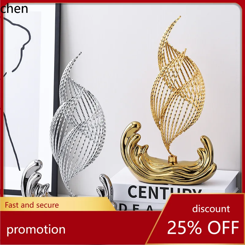 

H1 modern style water and rising ornaments home entrance living room decorations entrance gifts for moving into a new home