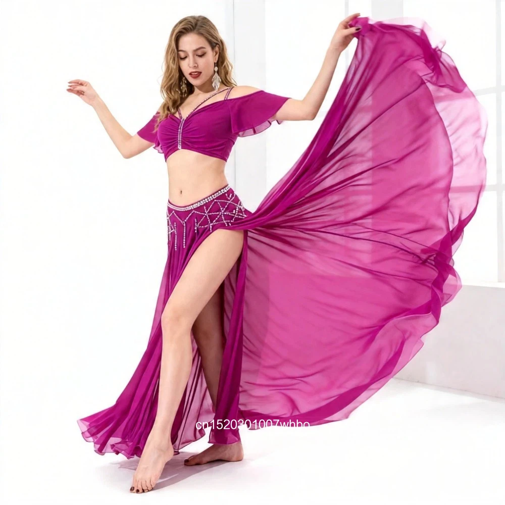 

Belly Dance Costumes New Original Niche Design Light Luxury Belly Dance Practice Clothing Performance Costume for Women Dancing