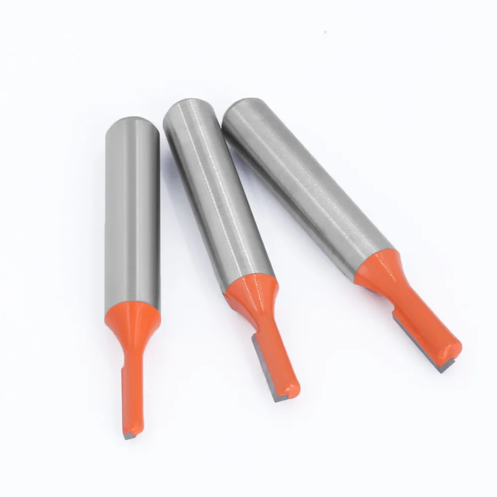 

1PC 8MM Shank Milling Cutter Wood Carving Straight Router Bit Carbide Single Flute Bit Wood Milling Cutter for Woodwork