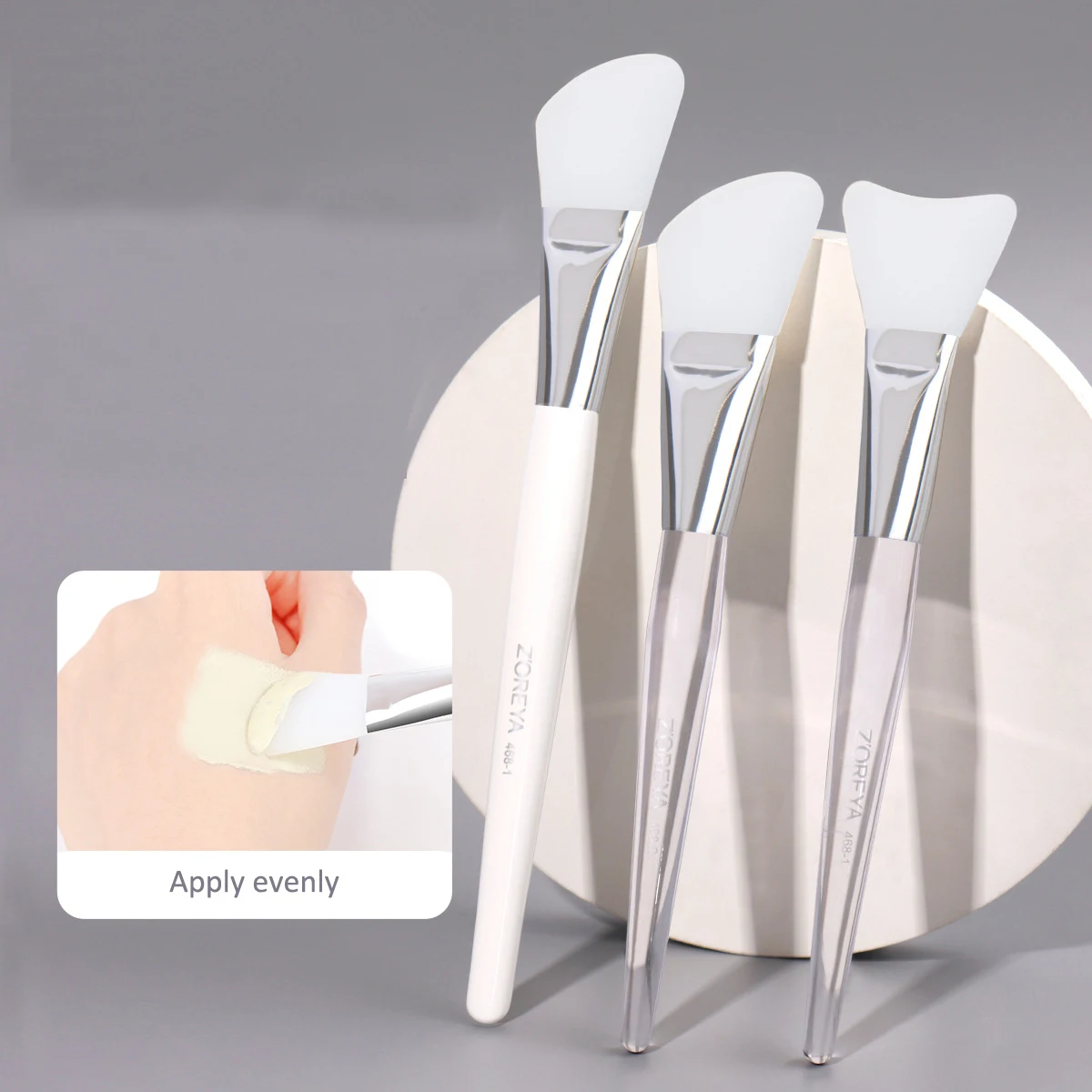 

Multifunction Silicone Craft Facial Mask Brush Professional Mud Cream Brushes DIY Skin Care Foundation Gel Cosmetic Beauty Tool