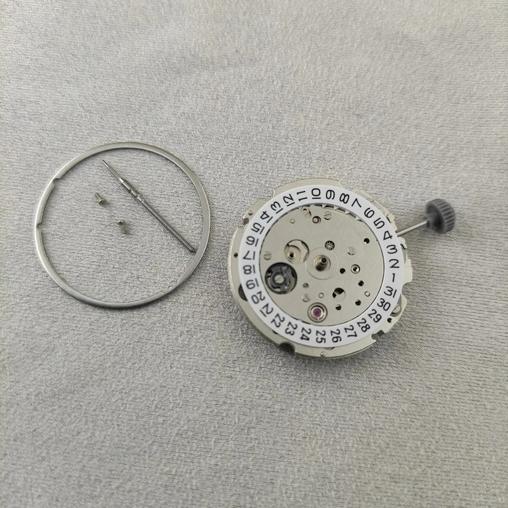 自動機械式時計アクセサリー,日本の輸入,miyota 8215,8200, 3時に移動,黒技術,新品,2024