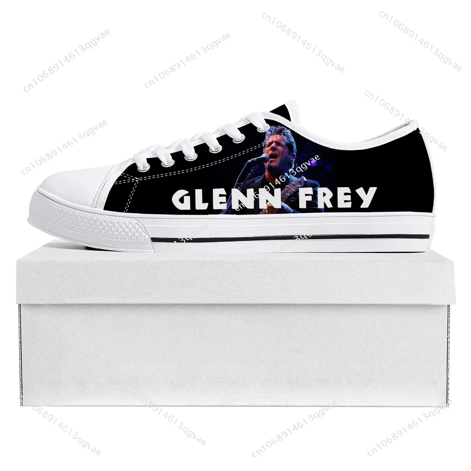 

Glenn Frey Low Top Sneakers Mens Womens Teenager High Quality Sneaker Canvas Custom Made Shoes Casual Couple Customize Shoe