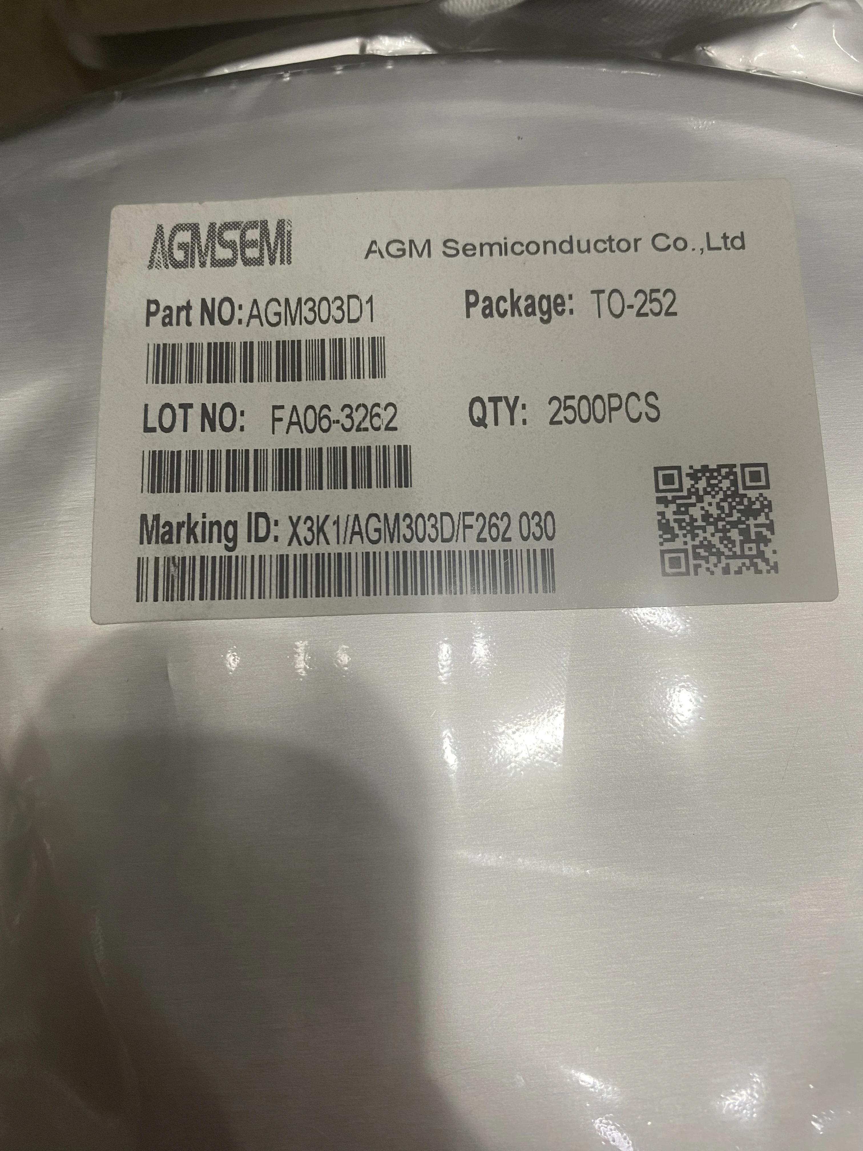 

50PCS AGM303D1 Brand New Original TO-252