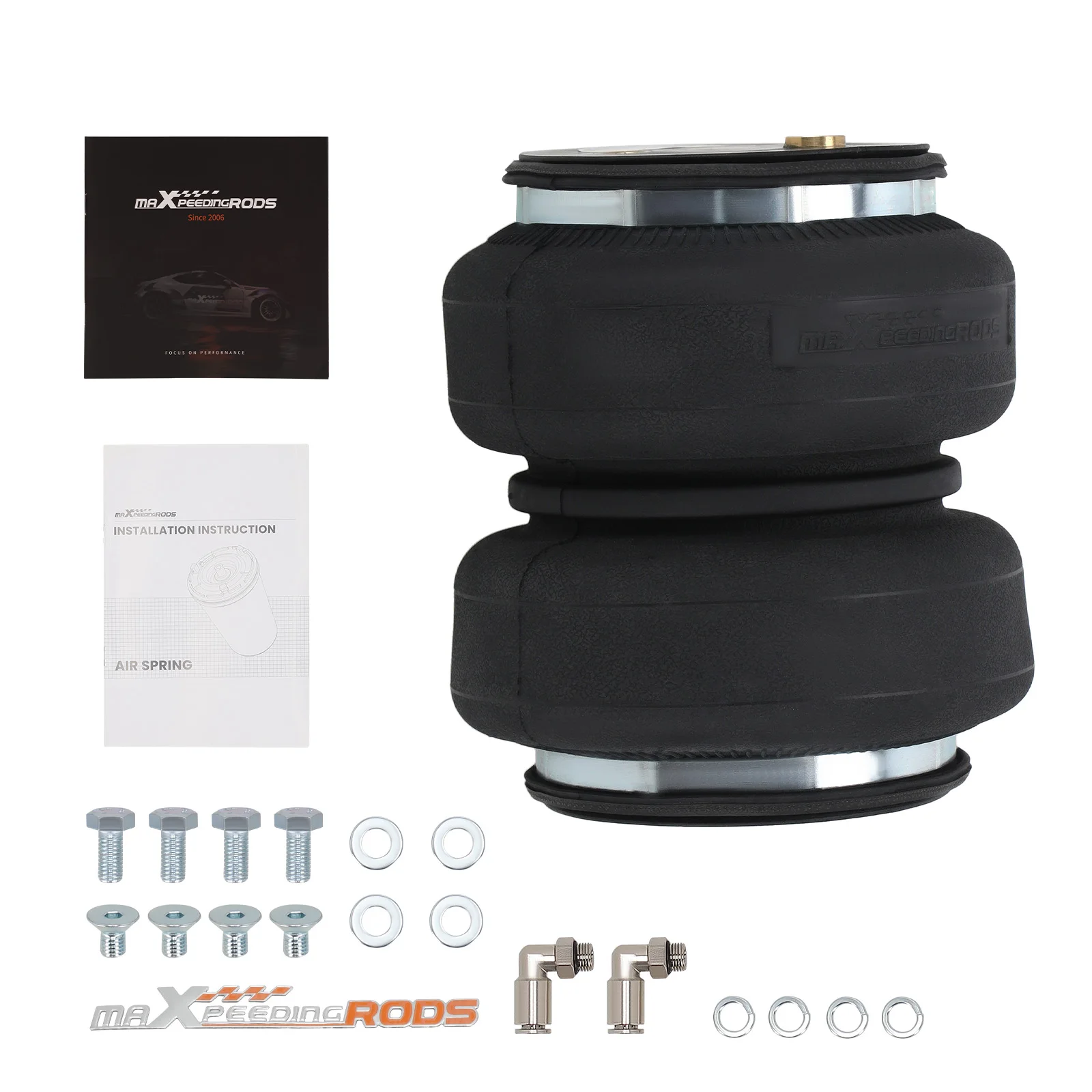 Universal Air Spring Ride Bag 2500lb For GMC Silverado for Sierra 1500