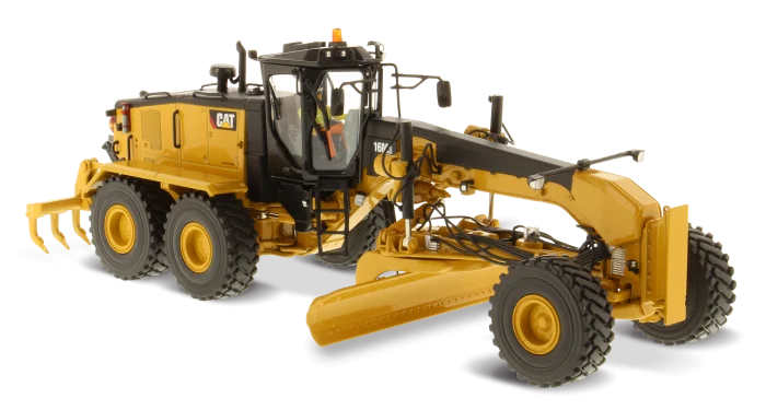 

DM CAT 16M3 Cate~rpilla Motor Grader Alloy Engineering Vehicle Model 1:50 85507 without iron box packaging Gifts Souvenir Toys