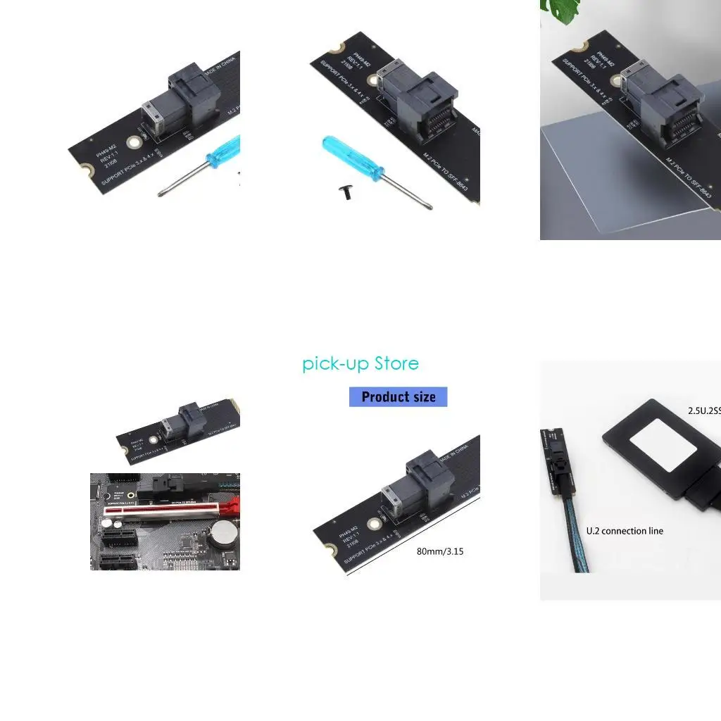 

Q5WA M.2 PCIE TO SFF-8643 NVME HOST CONTROLLER PCIE CARD CARD SFF-8643 Жесткий диск