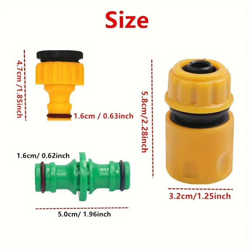 Garden hose connector set - perfect for watering plants and maintaining the lawn.