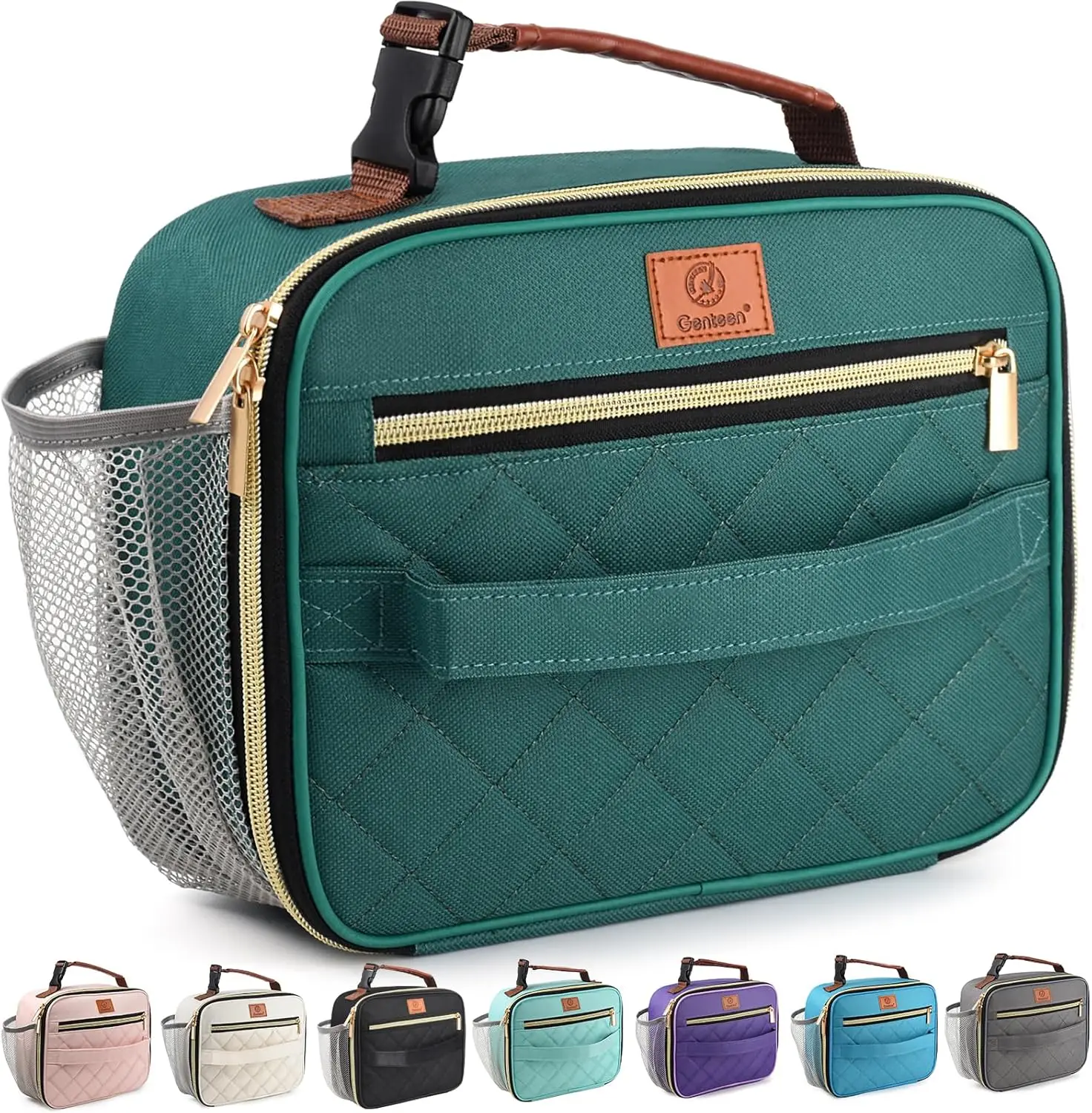 

Insulated Lunch Box for Kids, Adults - Portable Cooler Bag for School, Work, Travel
