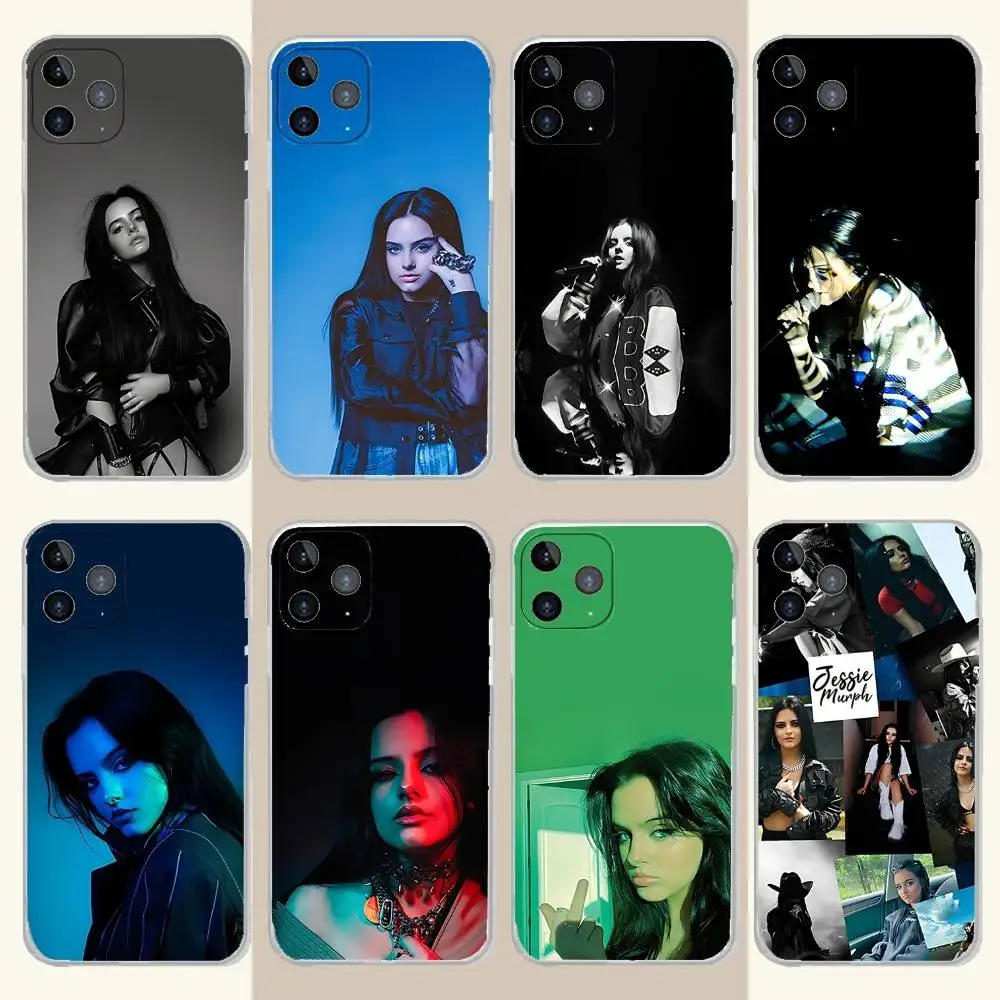 

J-Jessie Murph Singer Phone Case For iPhone 17,16,15,14,13,12,11 Pro,Max,Plus,X,XS,XR,SE4,E Mini Transparent Soft Cover