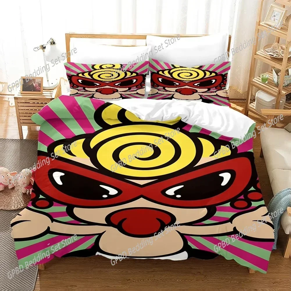3D Hysteric-Mini Comfortable Duvet Quilt Cover Pillowcase Bedding Set Children Bedroom Decoration Home Textile
