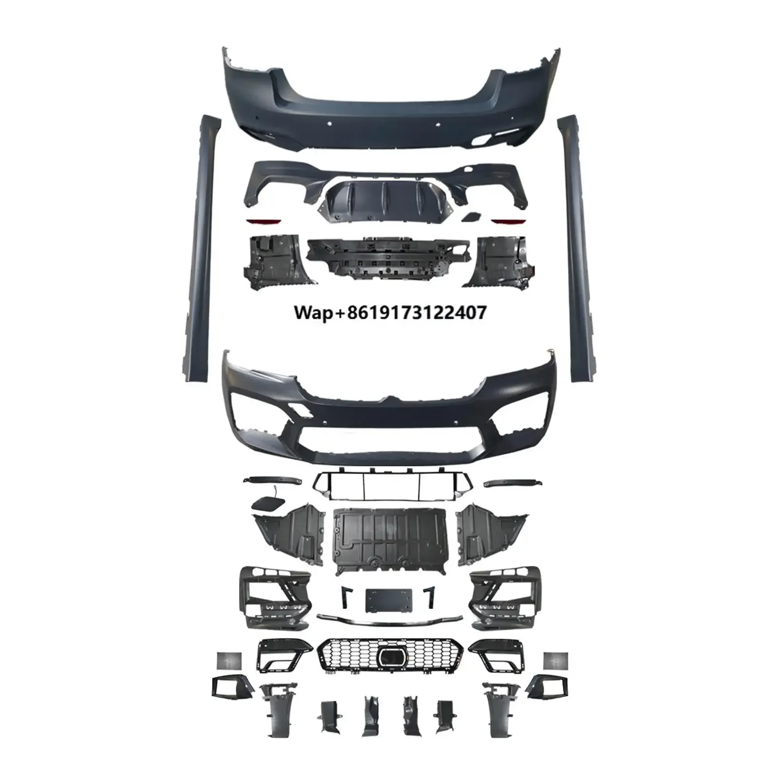 

Китайские запасные части для кузова M5, бампер, боковые юбки M Power, комплект кузова спортивного автомобиля для 5 серии G30 Lci 2021-2023