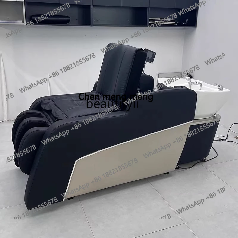 

Multifunctional massage shampoo bed backrest liftable silicone Japanese movable head basin high-grade comfortable flushing bed H