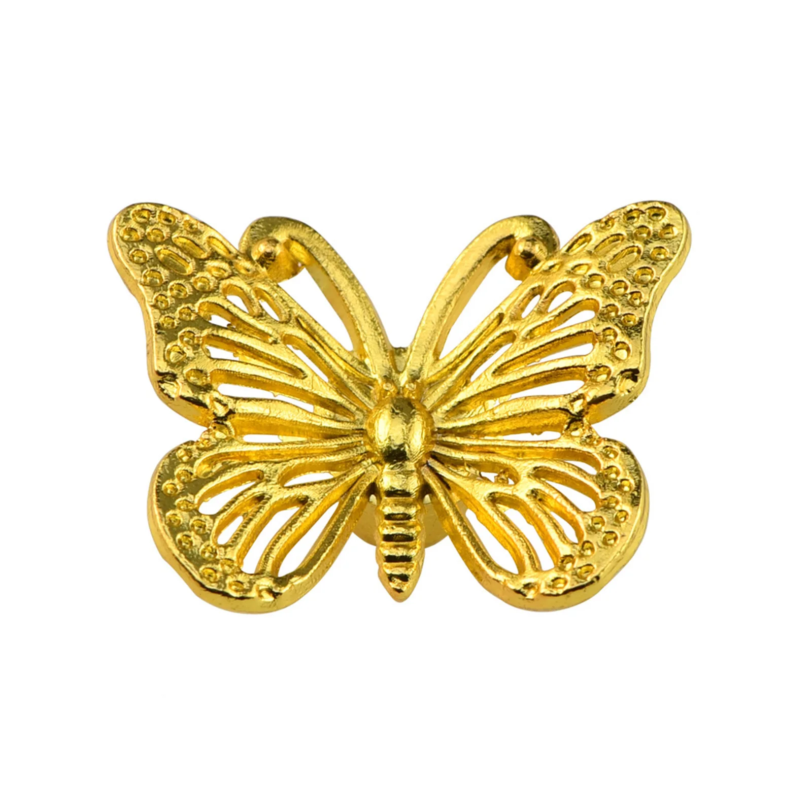 Butterfly Cabinet Knob Retro Single Hole metal Drawer Pull Handle For Furniture Door Decorative Hardware