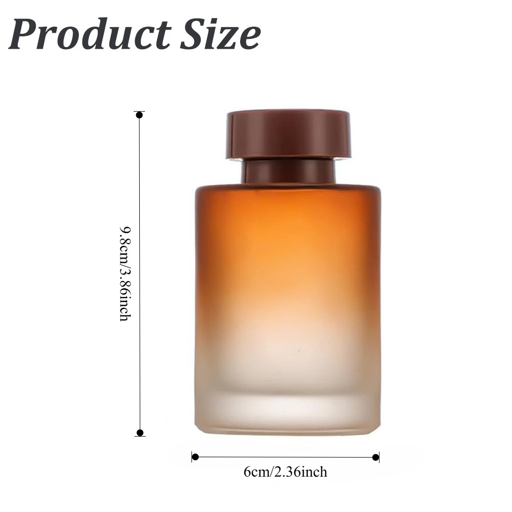 120ML Empty Glass Diffuser Bottle Refillable Fragrance Accessories Aromatherapy Replacement Diffuser Jar DIY Home Bathroom