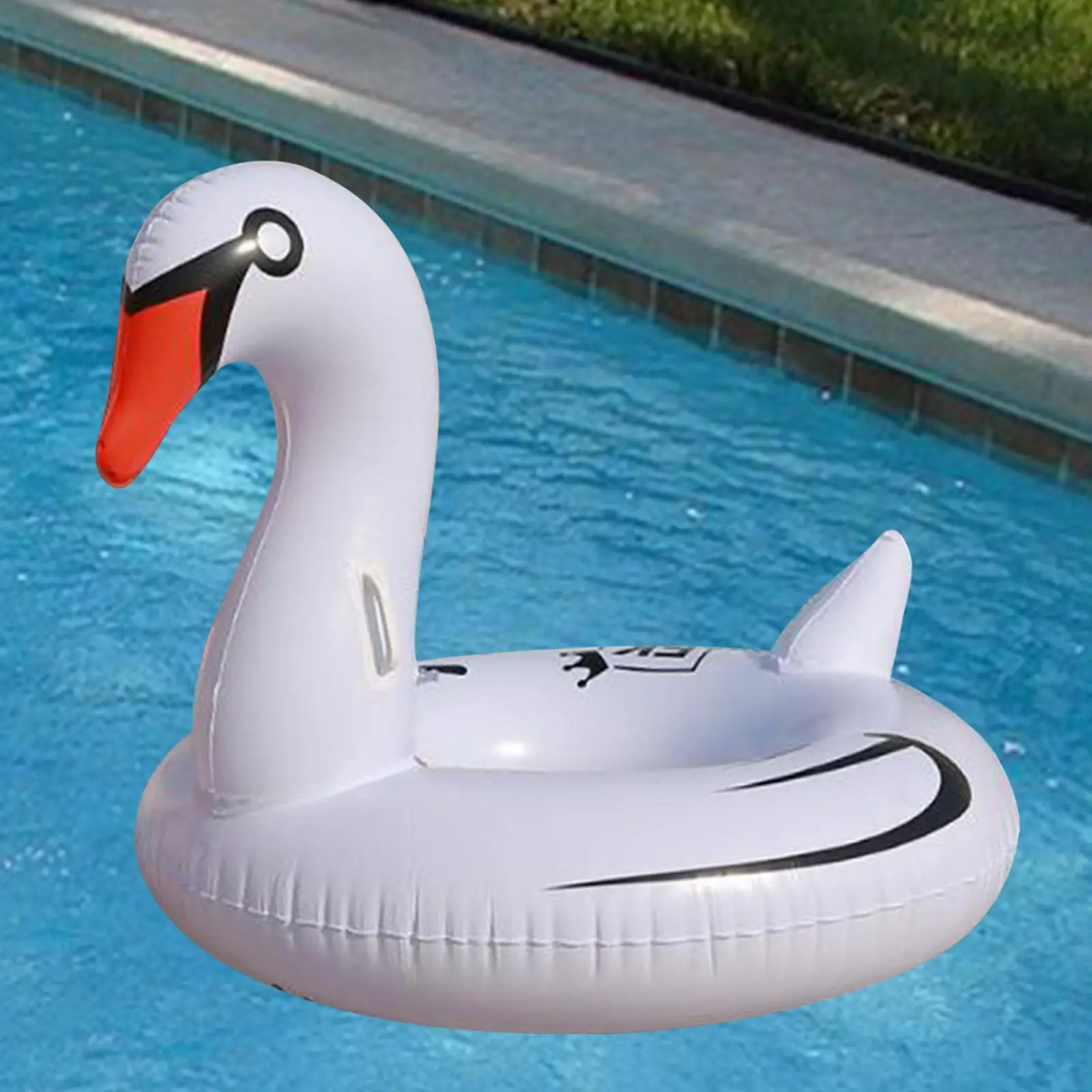 Inflatable Swan Pool Float Swimming Pool Float Tanning Pool Lounge Raft