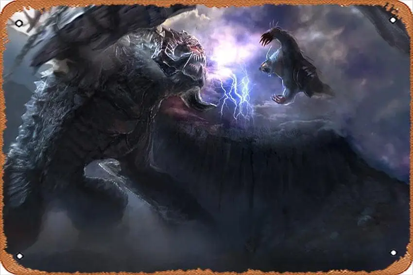 Рошан из Dota 2, существо, борьба, Урса, видеоигры, природа, HD обои 8x12 дюймов - винтажная металлическая жестяная вывеска для дома Ba