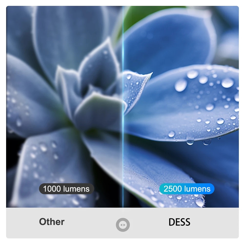 DESS Projector 4k Auto Focus Voice Control Home Theater Video Android  Full Hd Native 1080p BT5.0 Wifi6 Outdoor Led Projectors