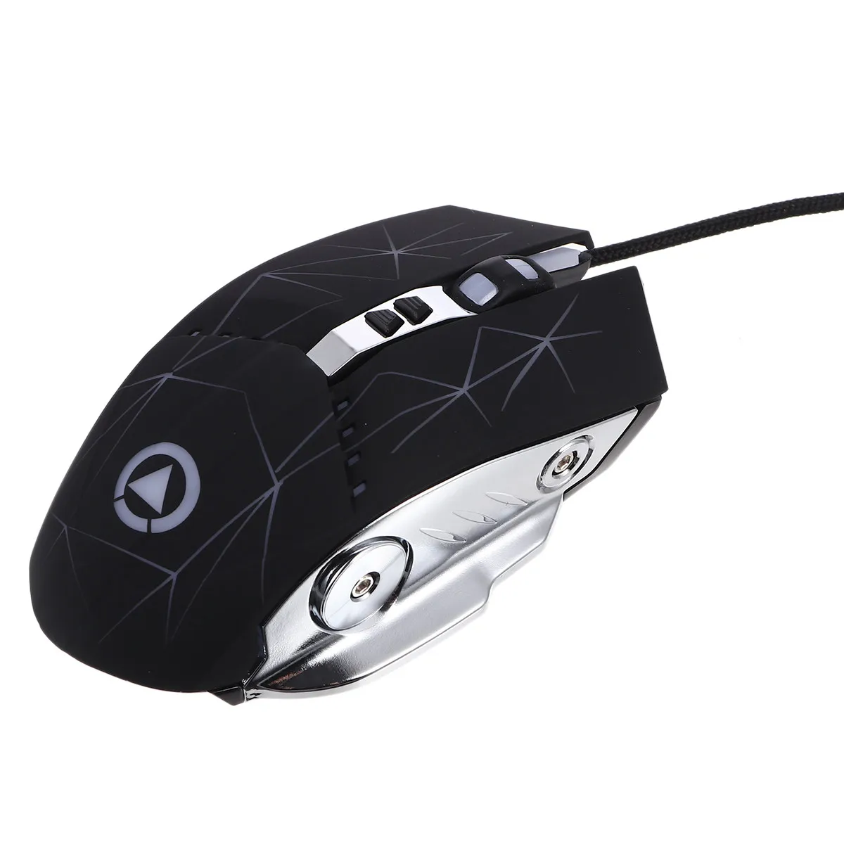 

USB Mechanical Wired Mouse Silent Gaming Mouse LED Breathing Light Fast Response Game Grade Durability Ergonomic Design