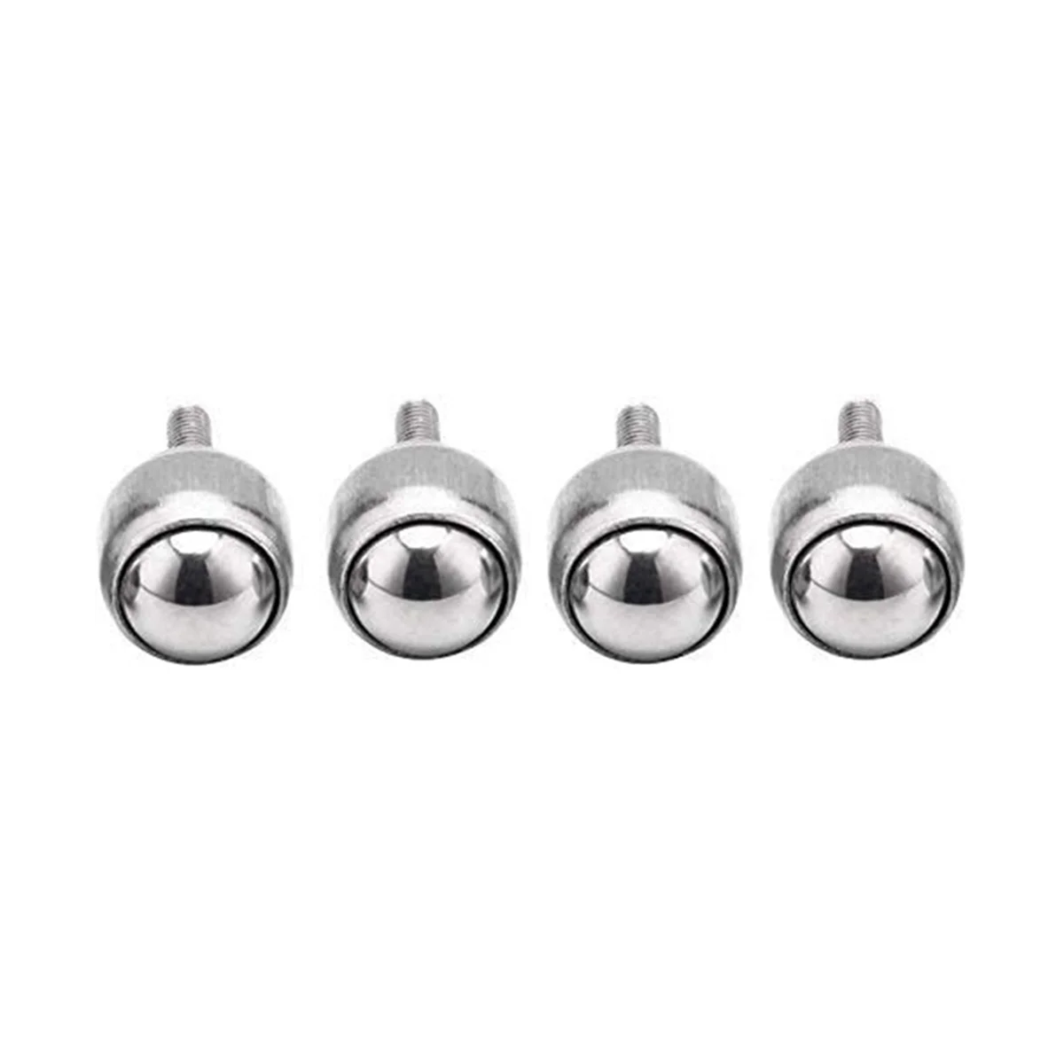 

4Pcs Overall Casters Stainless Steel Rod Universal Ball Bearing Machine Tool Endless Steel Ball Wheel (Size:25D)