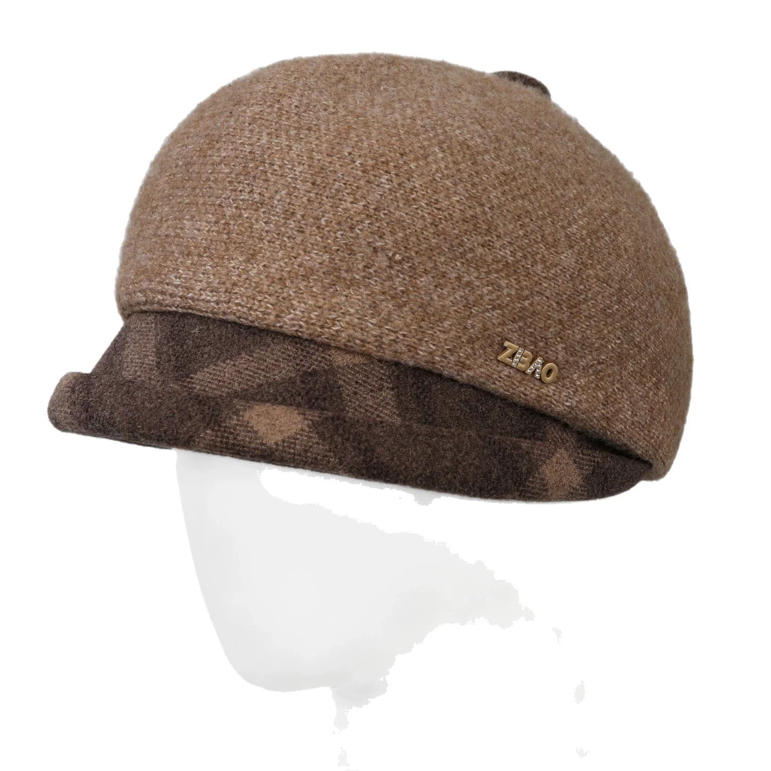 Women’s Fall/Winter Short-Brimmed Elegant Baseball Caps: Fashionable, Trendy, Versatile, Face-Slimming, and British Retro Berets