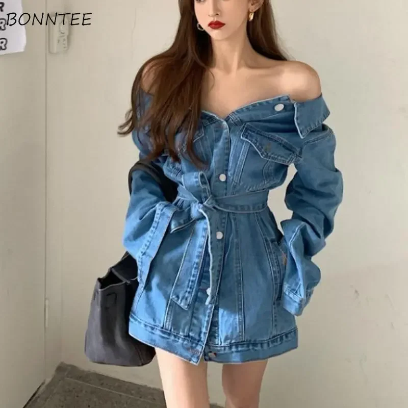 

Denim Jackets Women Clothing Baggy High Street Personal European Hipsters Design Teens Hotsweet Coats Vintage Fashion Temper Ins