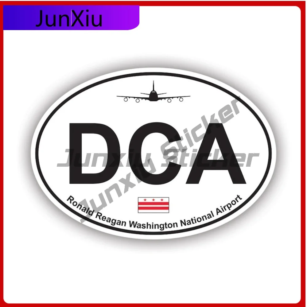 

Awesome Retro Ronald Reagan Washington National Airport Sticker Decal American Made Uv Protected Dca D C District Of Columbia