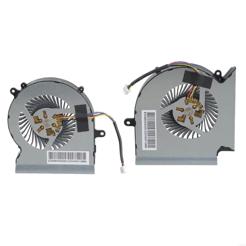 CORA Laptops CPU GPU Cooling Fan for GE65 GL65 GP65 WE65 Leopard MS-16U1 MS-16U5 MS-16U7 DC5V 4Pin Coolers Fan