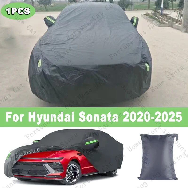 

Full Car Covers Custom Fit for Hyundai Sonata 2020-2025 Waterproof All Weather for Automobiles Rain Snow Sun Protector Outdoor