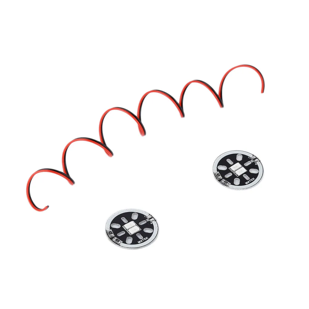 2pcs RC LED X2 5V Led Navigation Round Light Board For 1806 2204 2206 Motor Mount Rc Drone