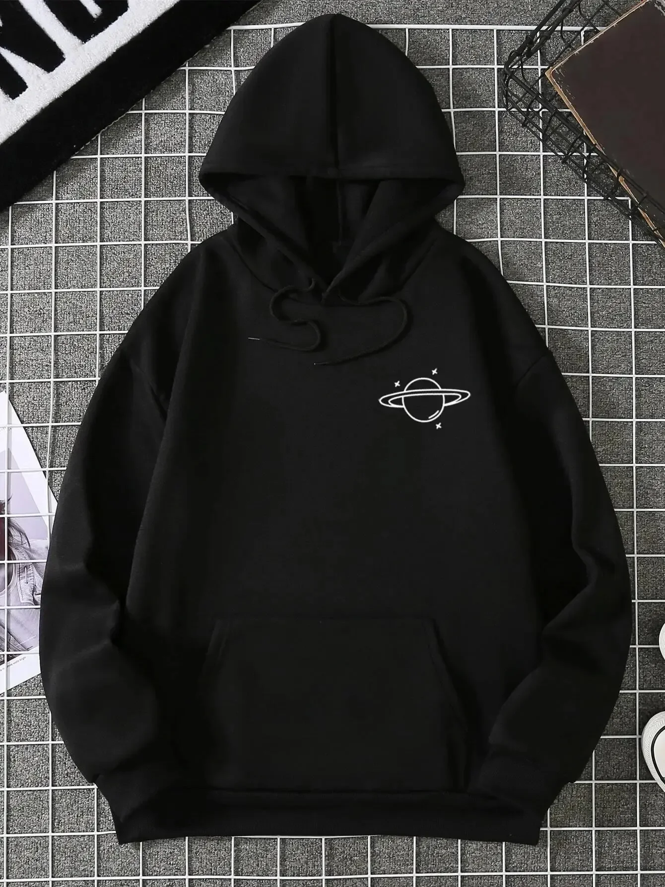 

Planetary Orbit Personality Graphic Hoodies Men Fashion Hoodie Casual High Quality Sweatshirts Autumn Casual Streetwear