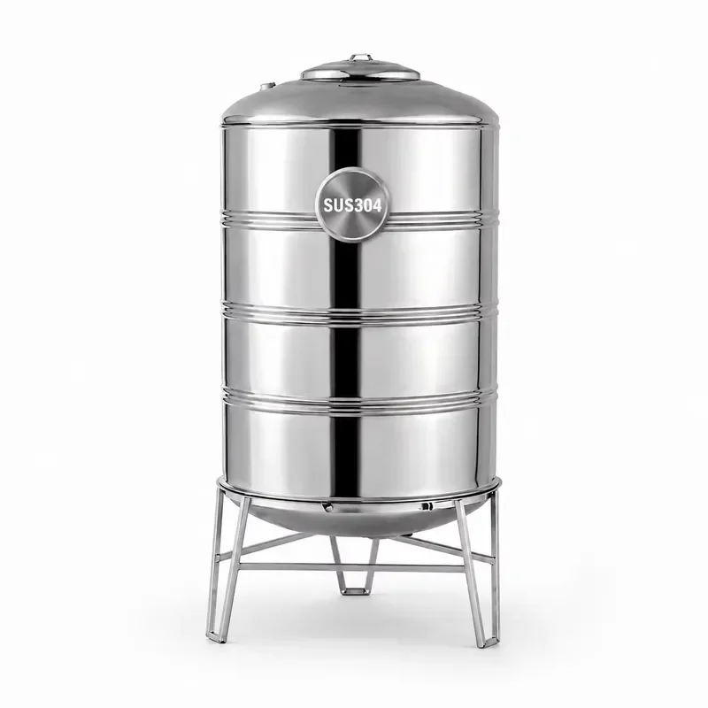 Large Capacity Stainless Steel Water Tank Corrosion Resistant Storage for Domestic Industrial Drinking Water Supply System