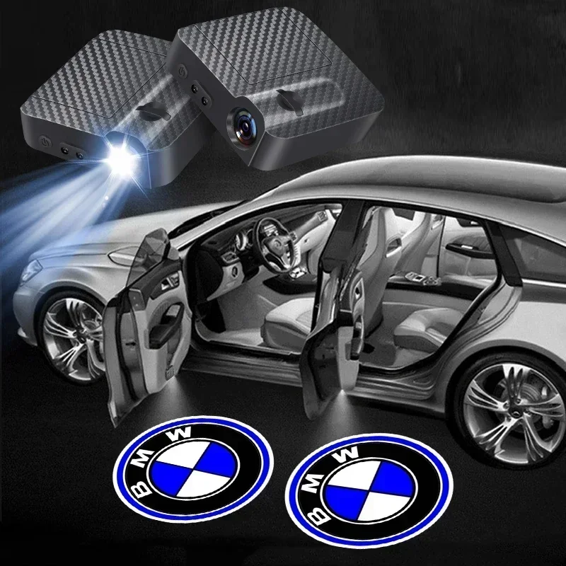 Car Logo Wireless Courtesy Car Door Projector LED Shadow Lights Lamp For BMW E46 E85 E60 F10 E39 F30 E36 F20 E87 E90 E70 X5 X3 