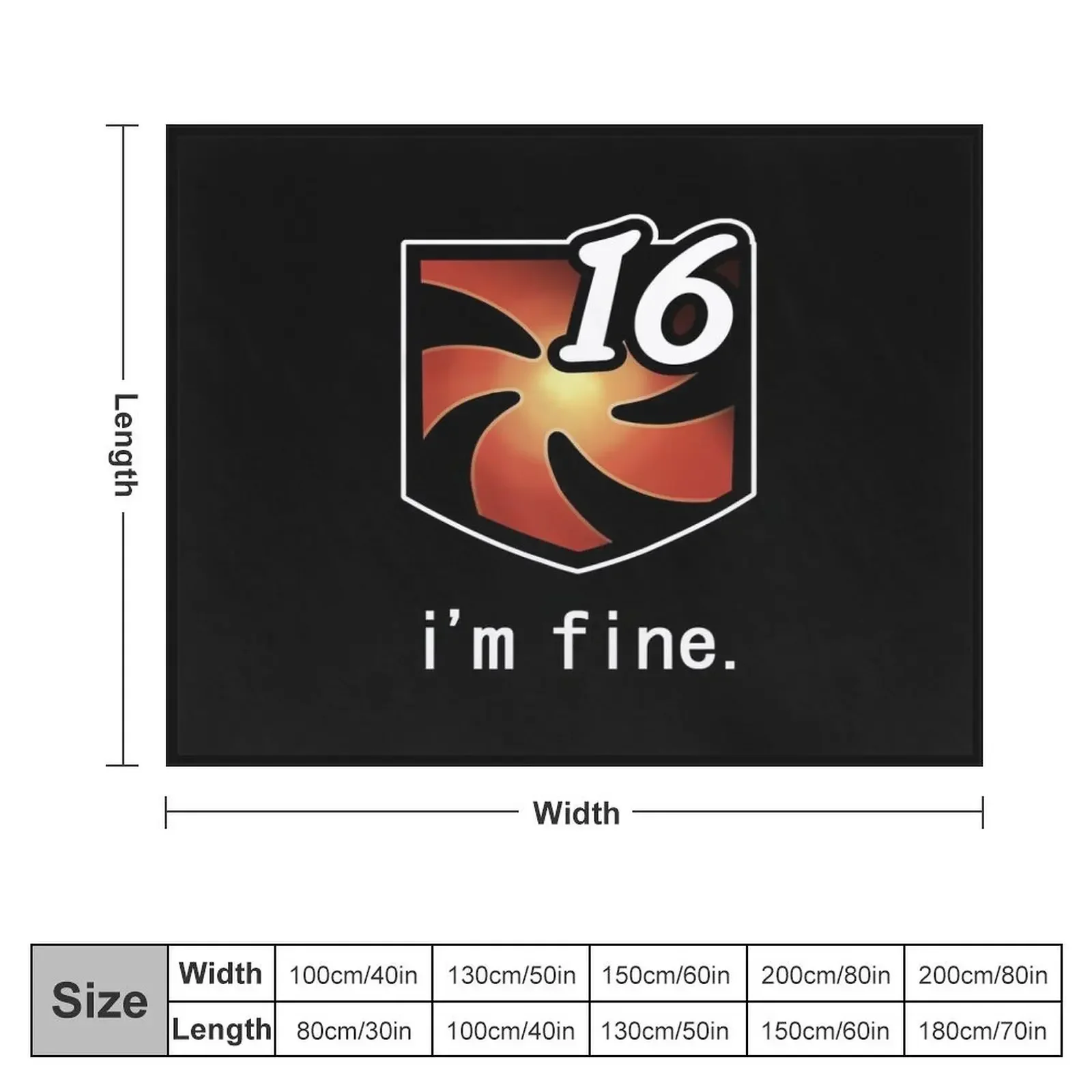 I'm Fine Vuln Stacks [FFXIV] Classic T-Shirt Throw Blanket Designers Weighted Moving Soft Beds Blankets