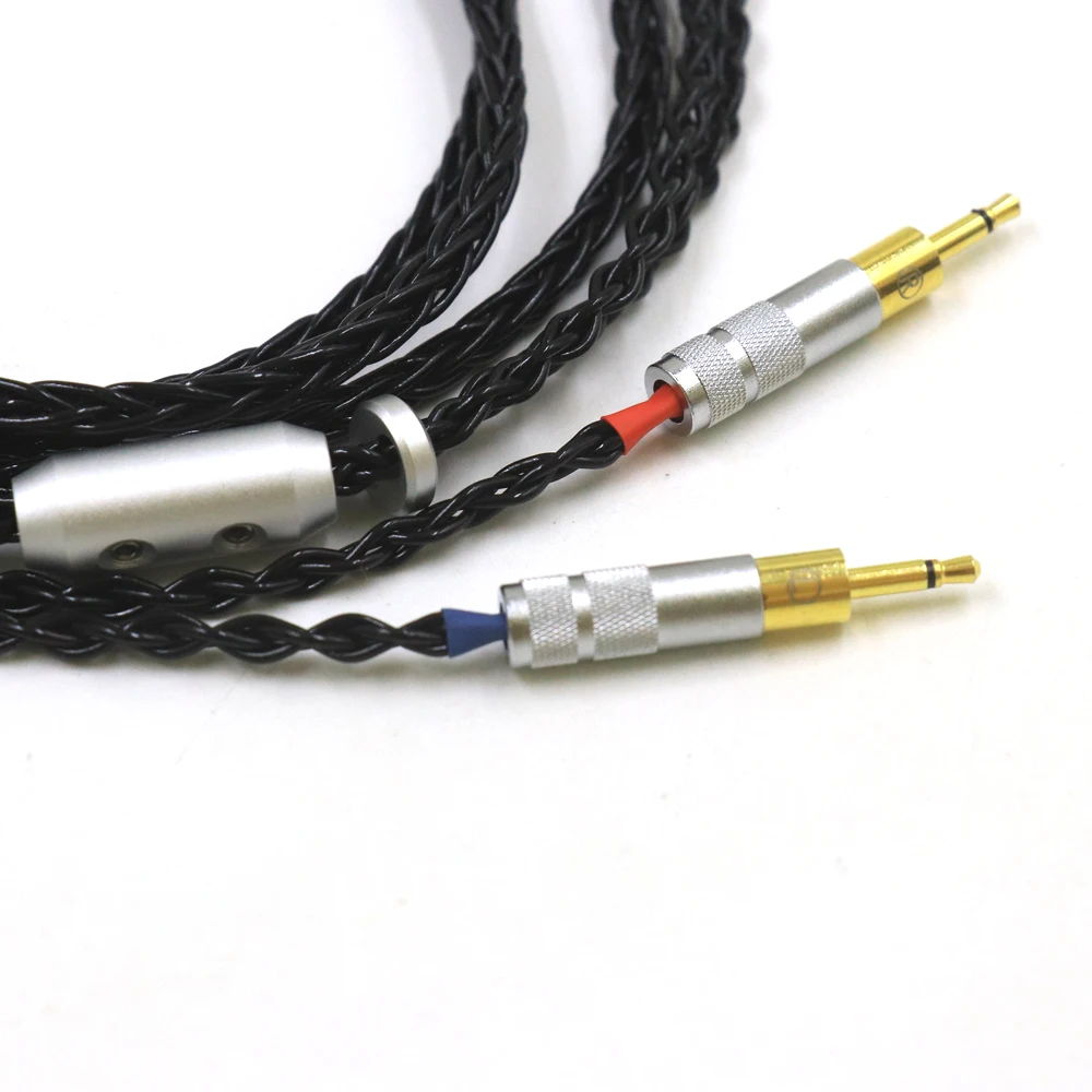 8 Cores 4.4 2.5mm 4 pin Xlr Headphone Cable For Dual 2.5 mm Hd700 Sennheiser Hd700 Nw zx300a