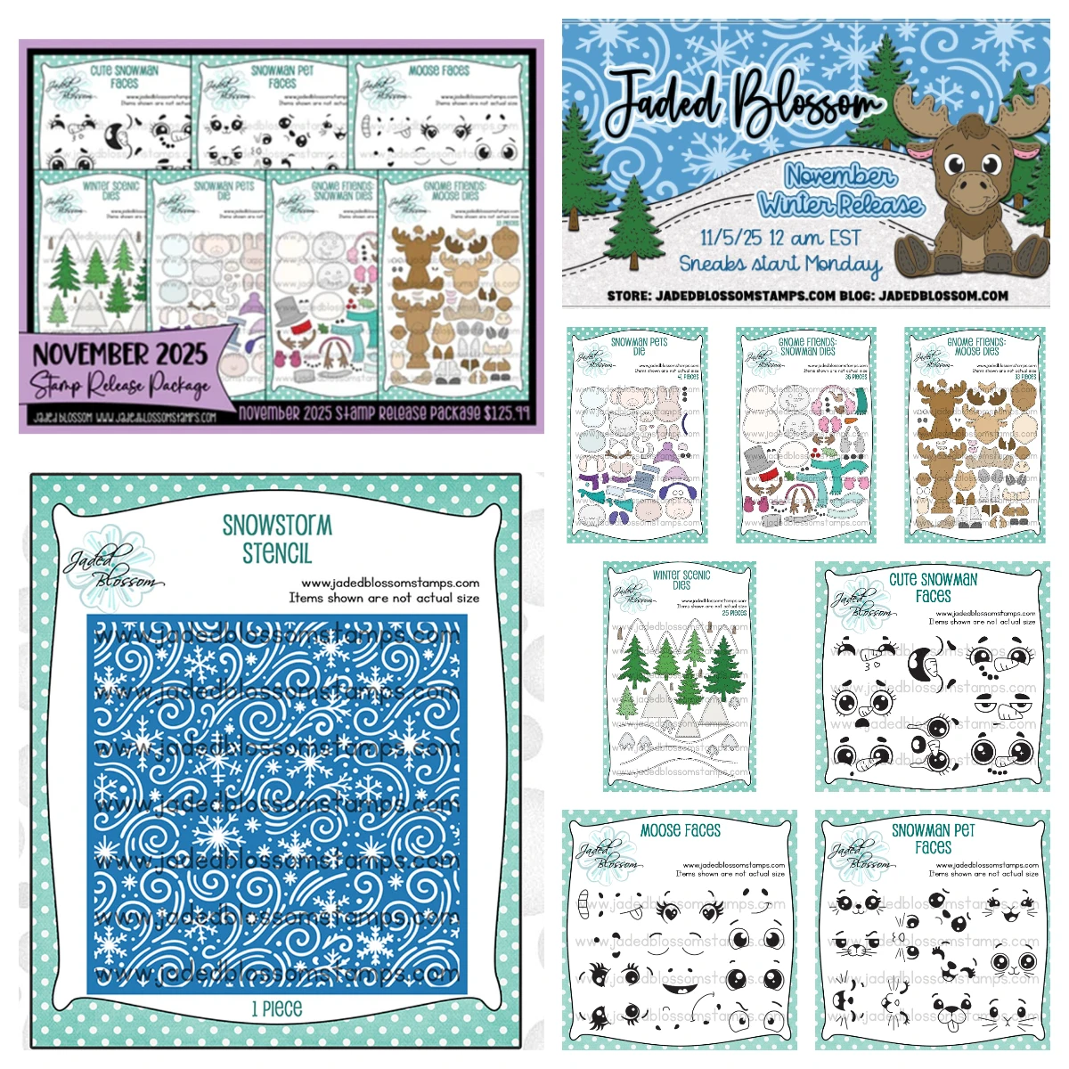 

Jaded Blossom Gnome Friends: Moose Dies Metal Cutting Dies Stamps for DIY Scrapbooking Handmade Photo Album 2025 November New
