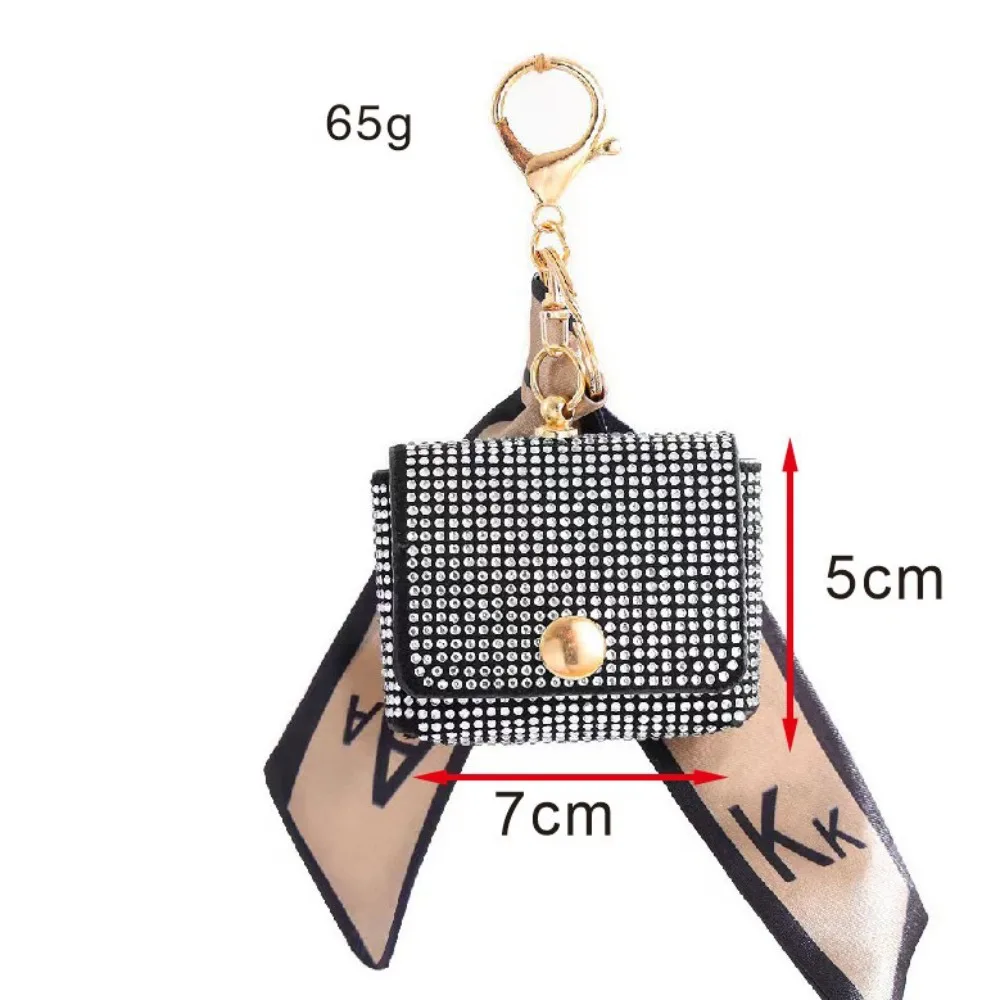 Mode Diamant Handtas Met Flap Party Key Lippenstift Tas Portemonnee Vrouwen