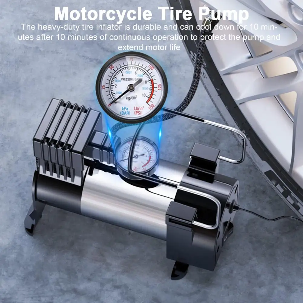 

Portable Electric Inflator 12V Mini Car Air Pump Air Compressor Quick Inflating Digital Motorcycle Bicycle Repair Tool Accessory
