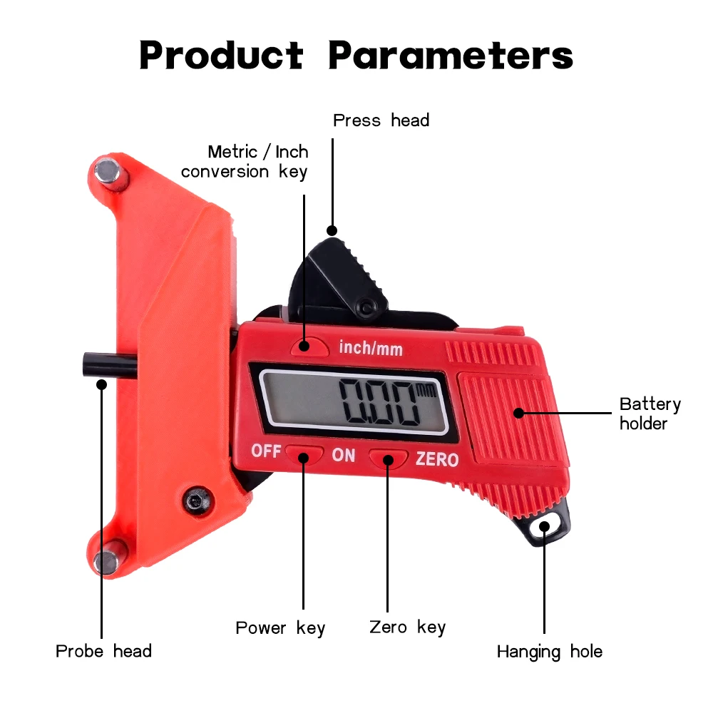 2GT Timing Belt Elastic Tensiometer Synchronous Belt Tension Tester For Bambu Lab X1/P1 For Creality K1/K1C/K1 MAX For Voron 2.4