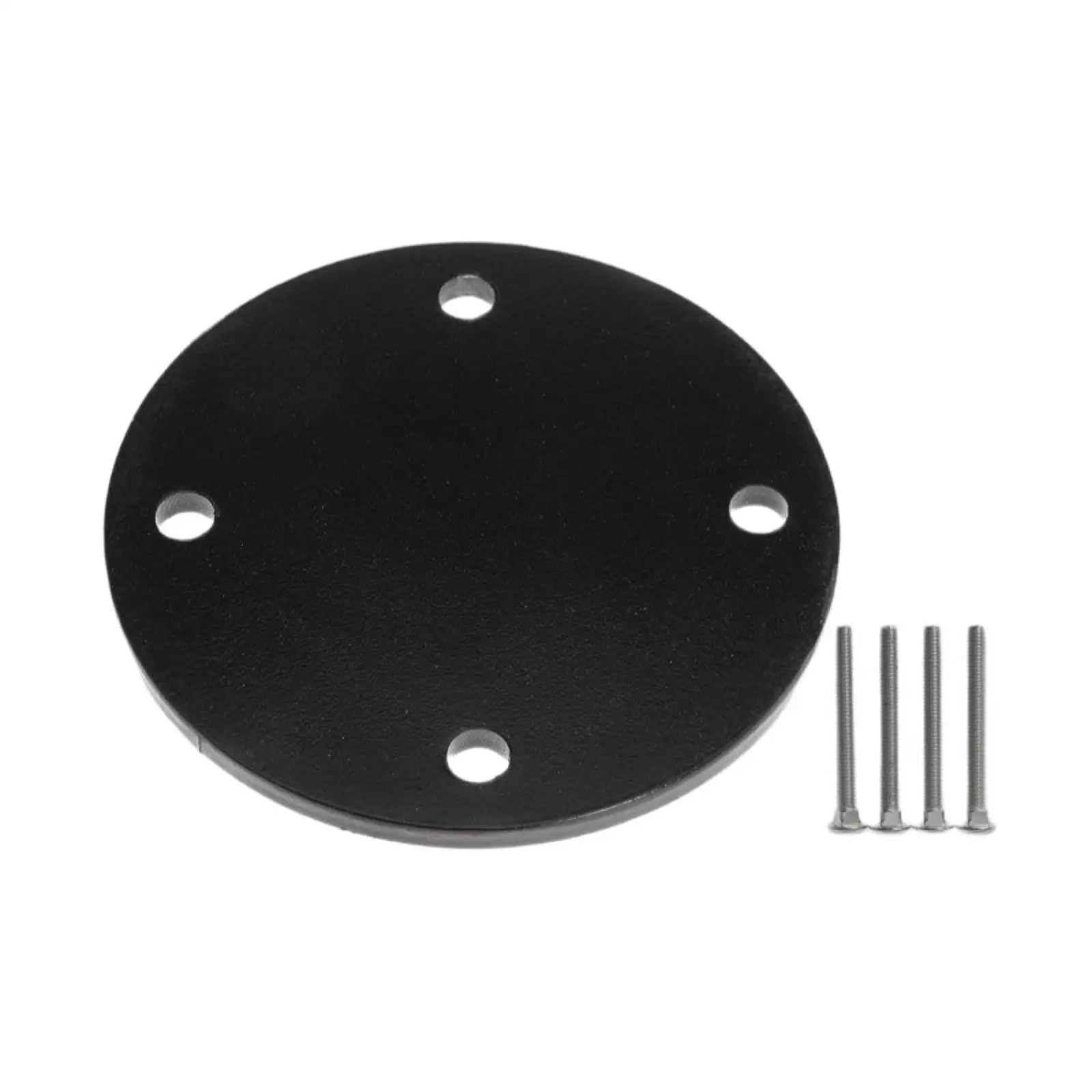 Metal Cargo Rack Backing Plate Kit 10.1cm Diameter Roof Rack Mount Parts for Garage Maintenance Repair Trucks
