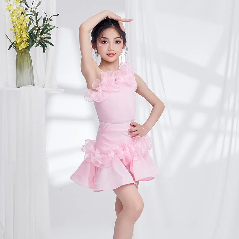 Summer Latin Clothes Stage Costume Ballroom Practice Wear Dancer Clothes Salsa Clothing Samba Dress Tango Dancing Outfit JL4456