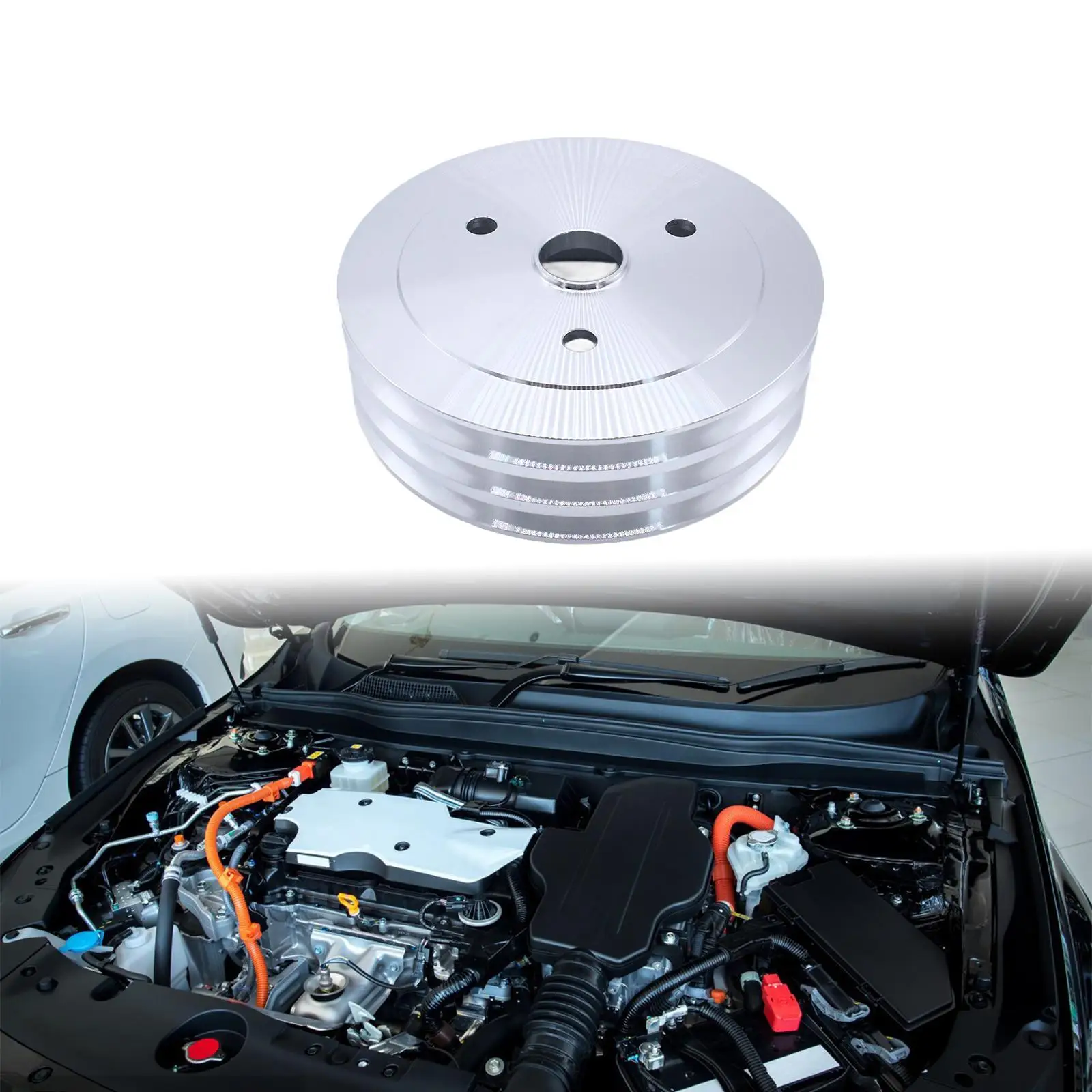 

Crankshaft Pulley 3 Groove Practical Accessories for Chevy Small Block