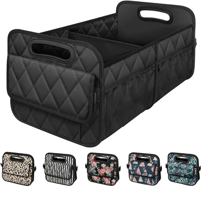 Car Trunk Storage Box - Interior Supplies - Durable Boot Organizer for Cars - Vehicle Trunk Storage Solution