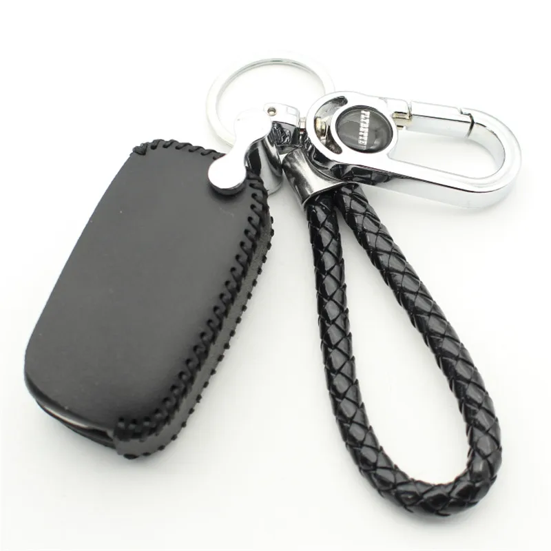 FLYBETTER Genuine Leather Flip Key Case Cover For Lada Sedan Largus Kalina Granta Vesta