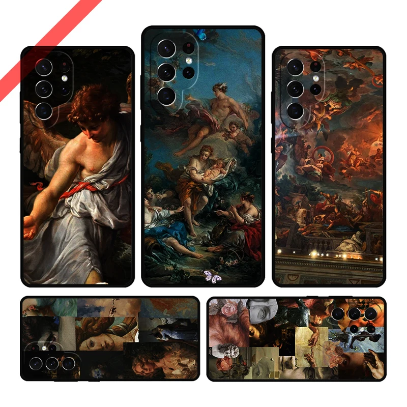 Ceiling at Versaille Renaissance Phone Case For Samsung Galaxy S20 FE S21 S10 S23 Plus S24 S22 Ultra Note20 Note10 S9 S8 Cover