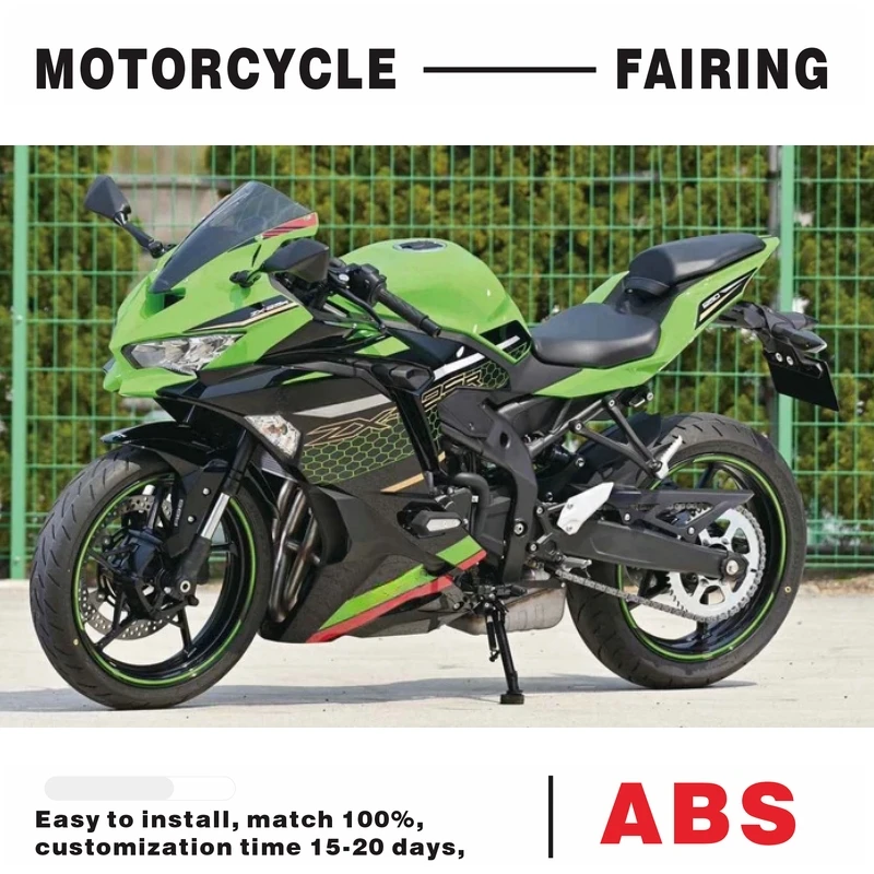 

2019-2024 для KAWASAKI NINJA ZX25R ZX4R ZX4RR комплект обтекателей зеленого и черного цвета