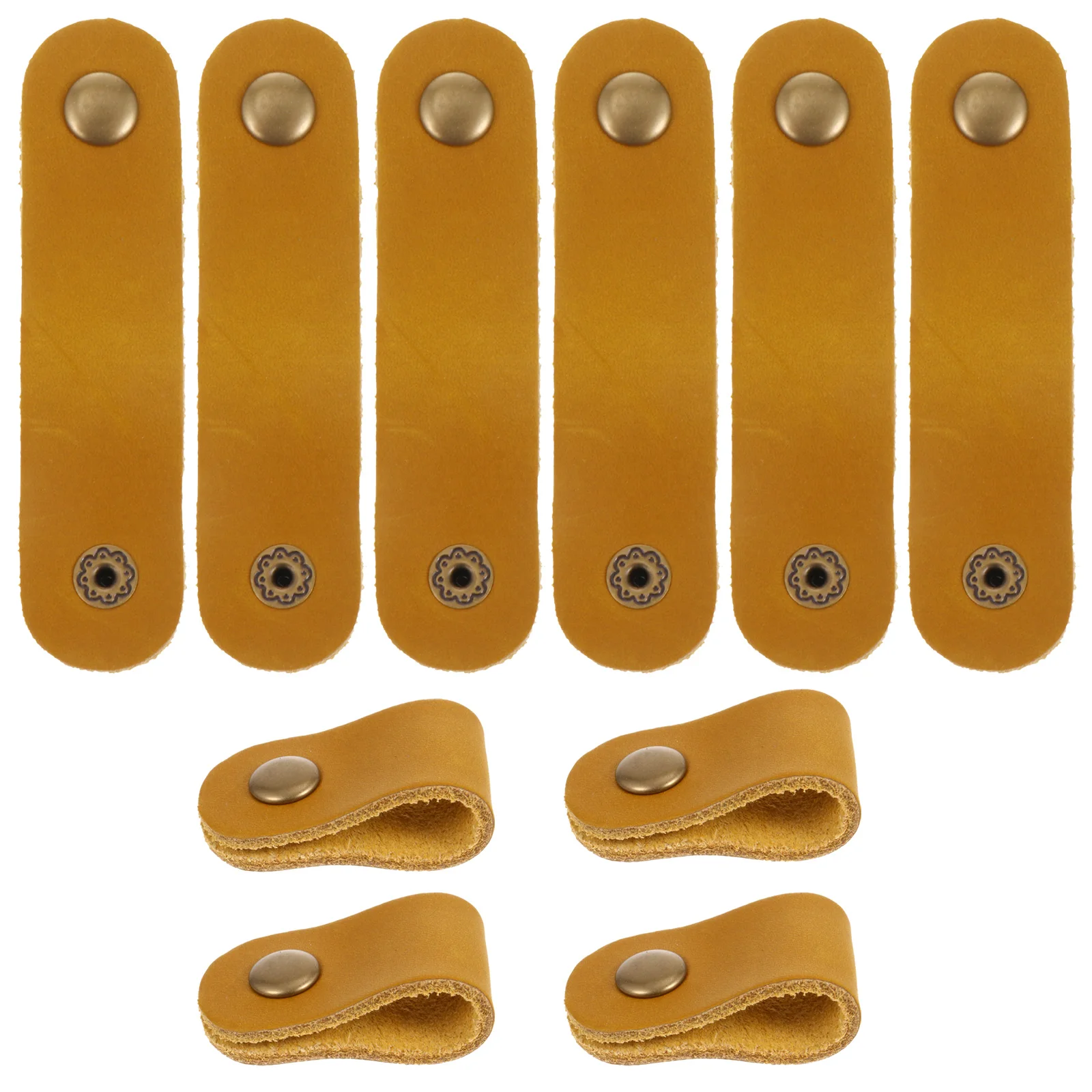 

Cable Storage Ties Wire Holders Keeper Khaki Crazy Horse USB Clips Data Accessories Durable Workmanship Travel Items